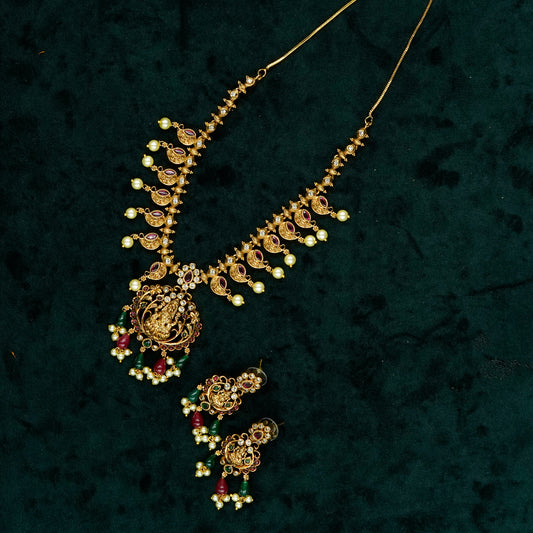 Rajamukhi Antique Choker Set (SJ35N)
