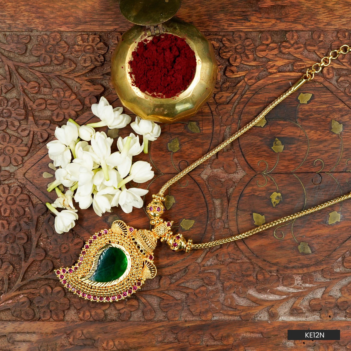 Rajalakshmi Antique Lakshmi Necklace (KE12N)