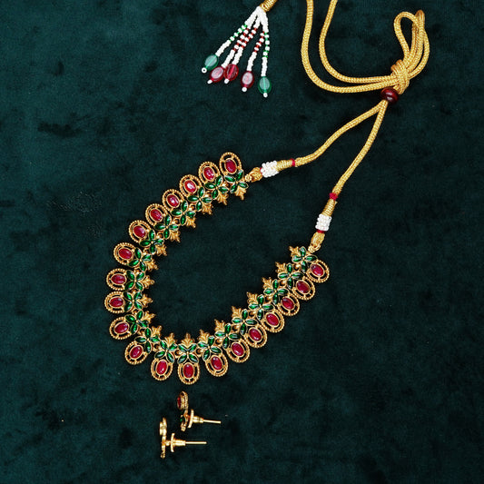 Kemp Stone Necklace Set (ME25N)