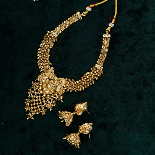 Padmavathi Gaja Lakshmi Necklace Set (PD13N)
