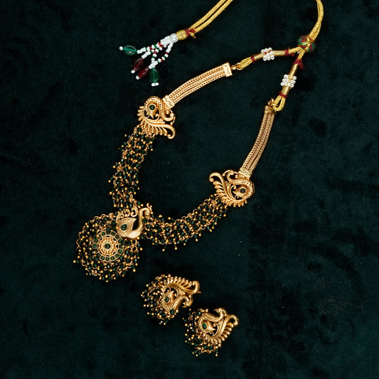 Peacock Design Antique Jewelry Set (PJ4N)