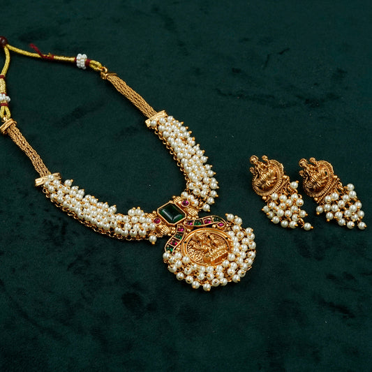 Ishwari Traditional Temple Jewelry Set (PJ5N)