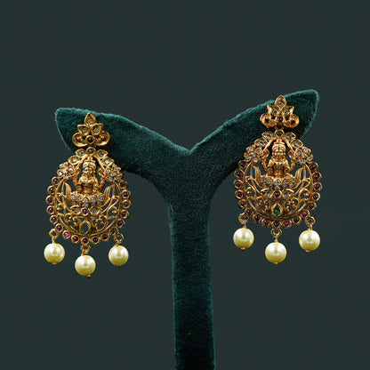 Majestic Lakshmi & Elephant Heritage Necklace Set (SJ16N)