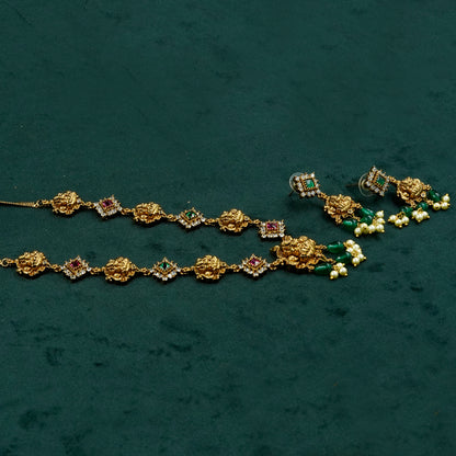 Shivangi Lakshmi Nakshi Necklace Set (SJ34N)