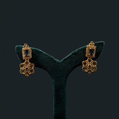 Multi colored gem stone necklace set (ME23N)