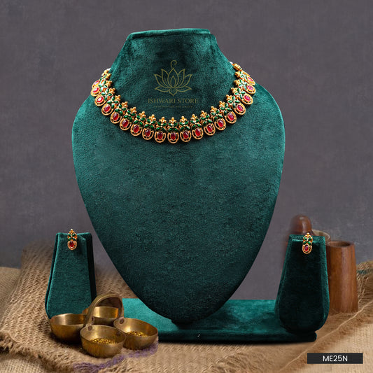 Kemp Stone Necklace Set (ME25N)