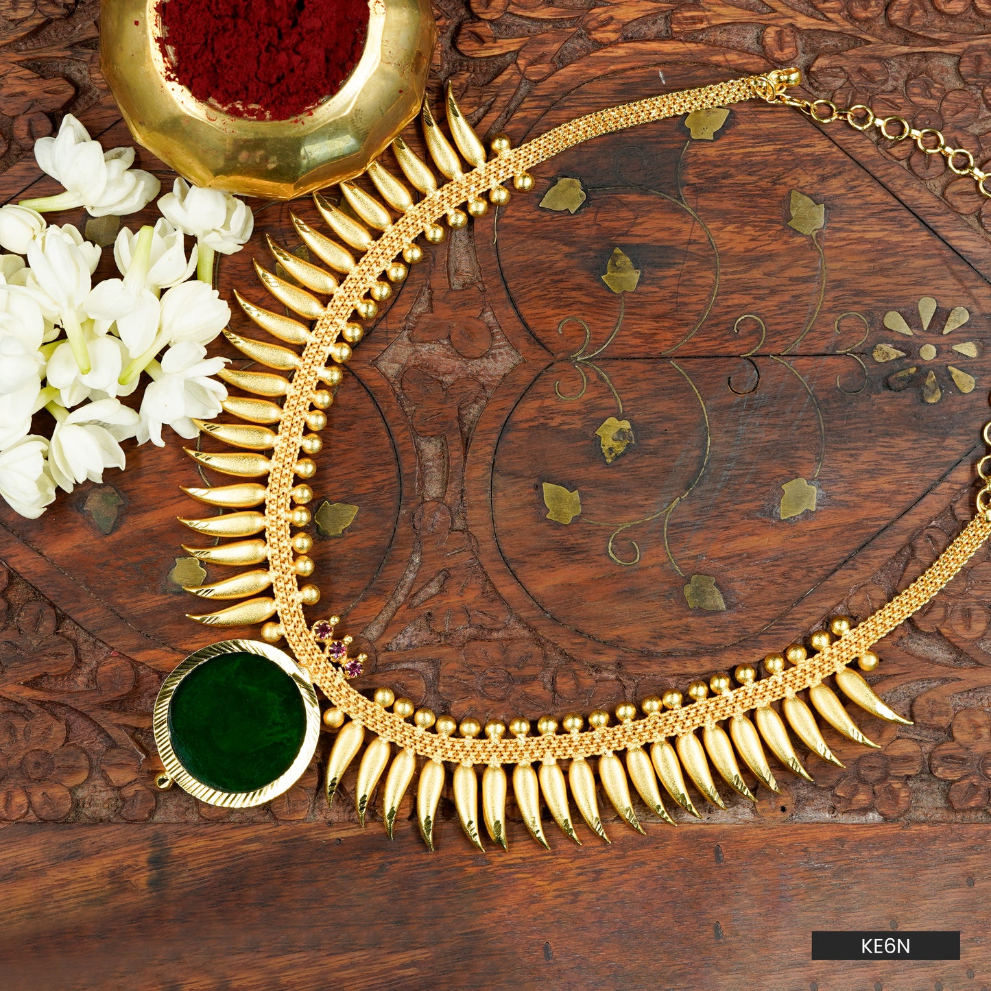 Kerala Traditional Palakka Necklace (KE6N)