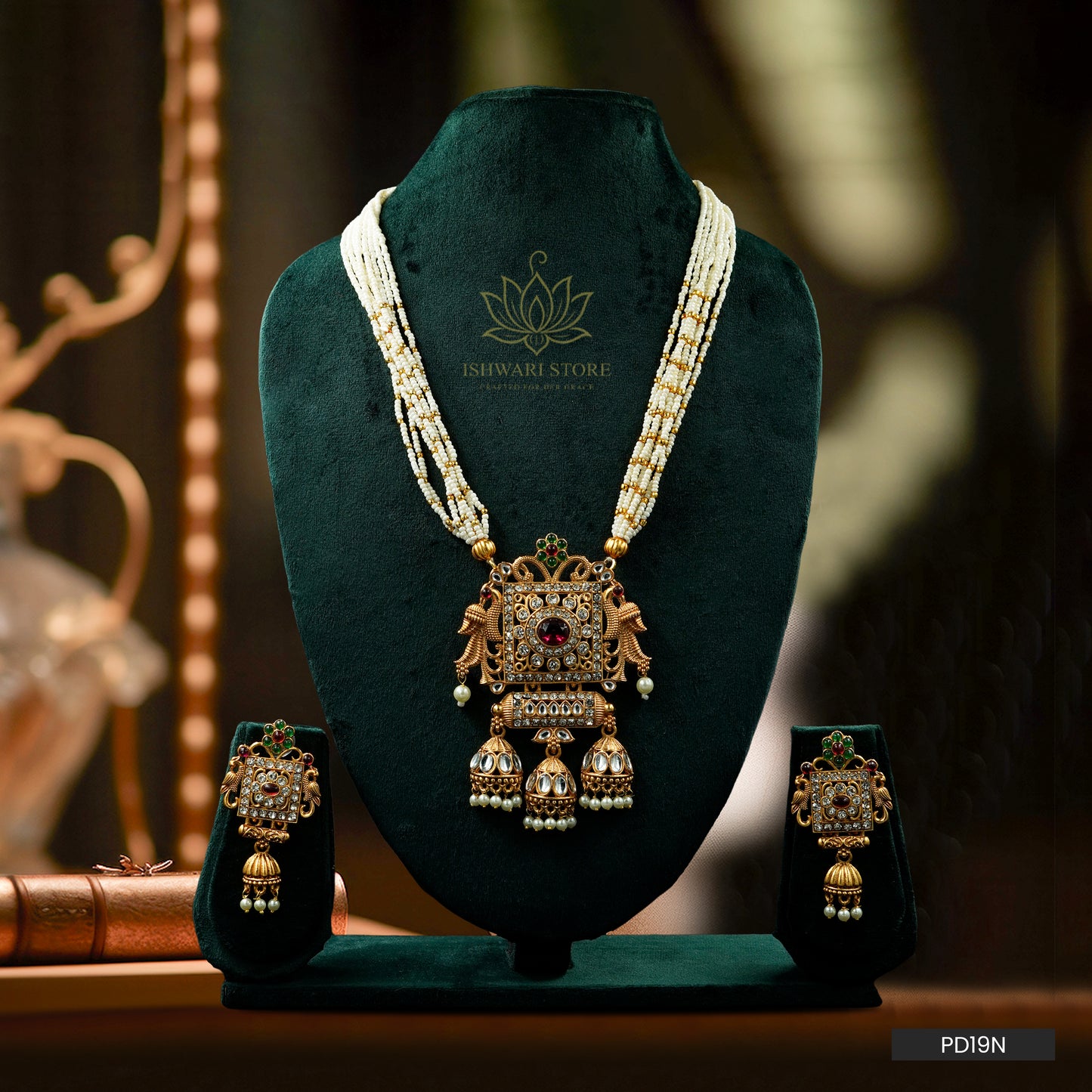 Temple Heritage Necklace Set (PD19N)