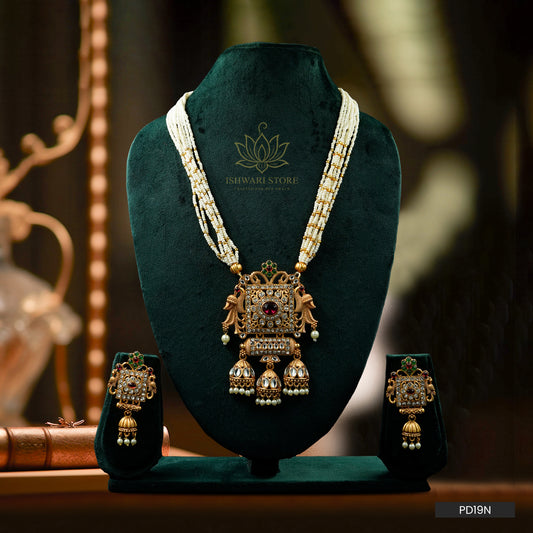 Temple Heritage Necklace Set (PD19N)