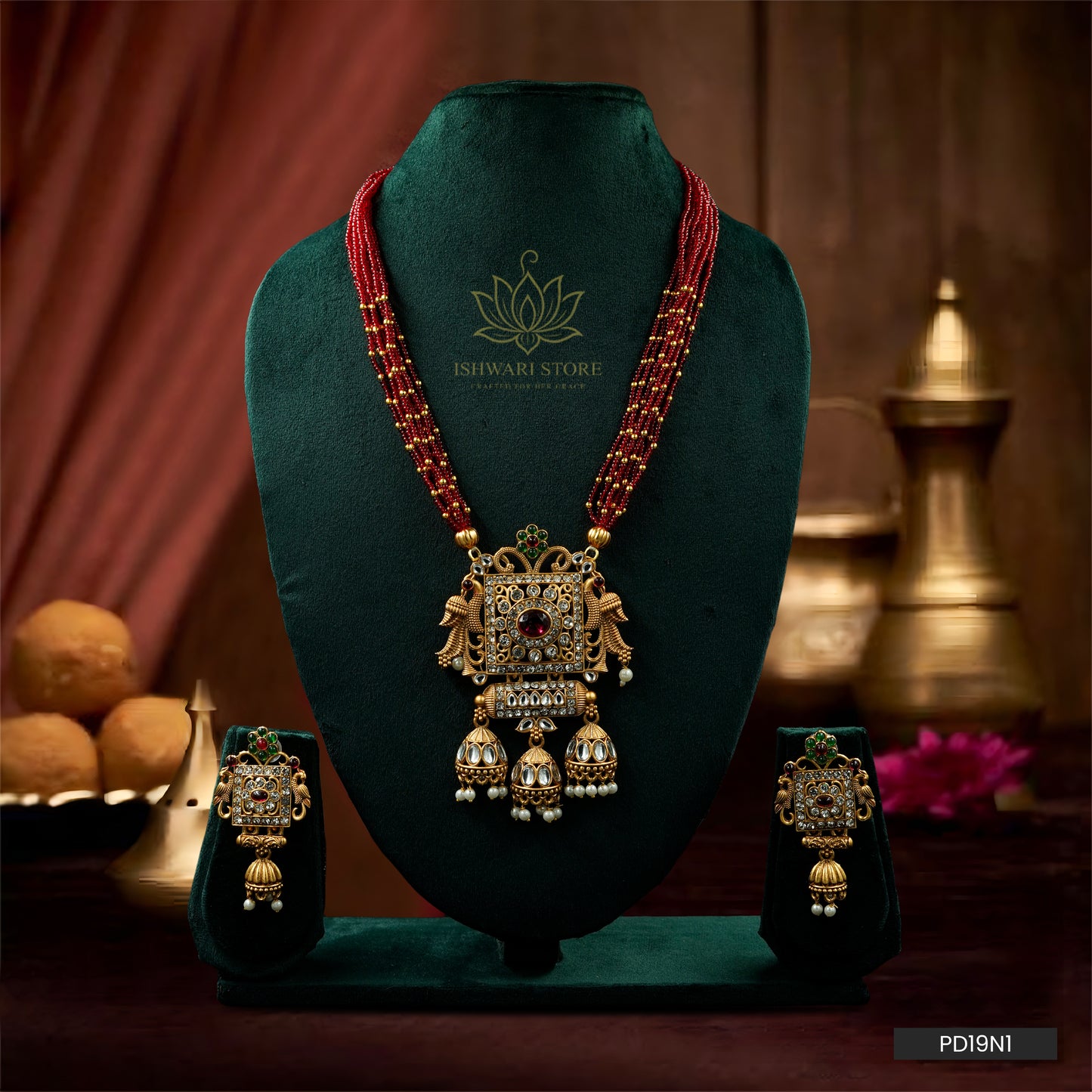 Rathna Gajamukha Haaram Set (PD19N1)