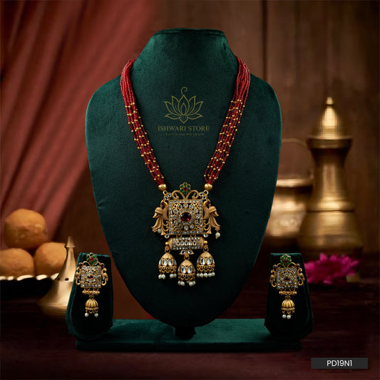 Rathna Gajamukha Haaram Set (PD19N1)