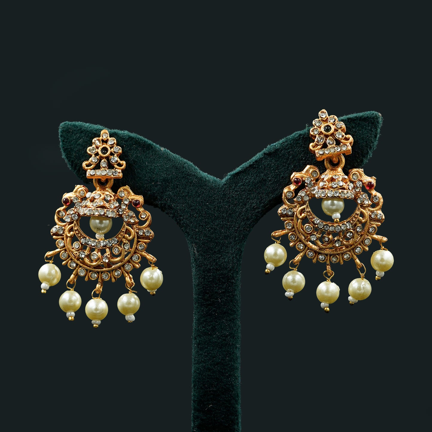 Padmaragini Temple Necklace Set (PD20N2)
