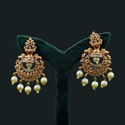 Padmaragini Temple Necklace Set (PD20N2)