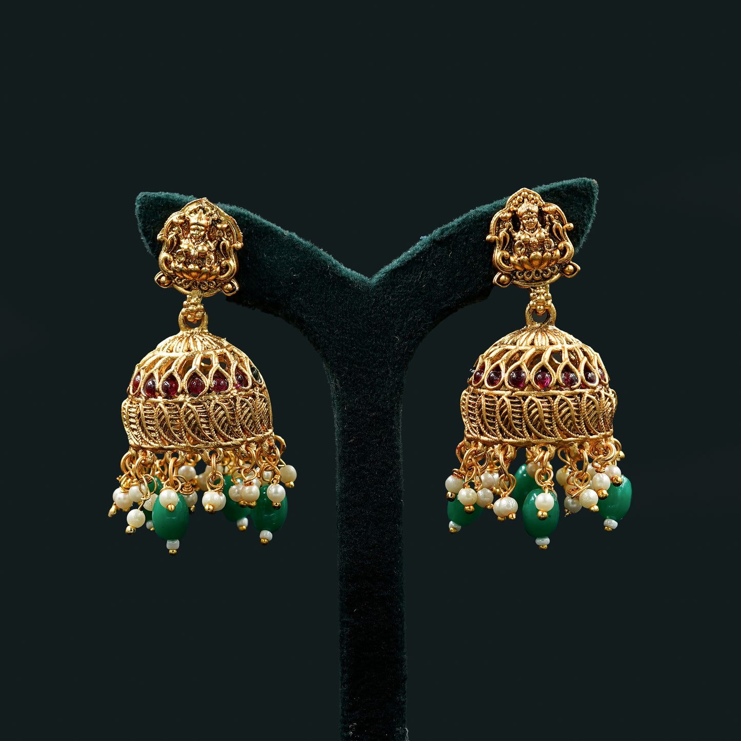 Grand Lakshmi Temple Necklace Set (PD6N)