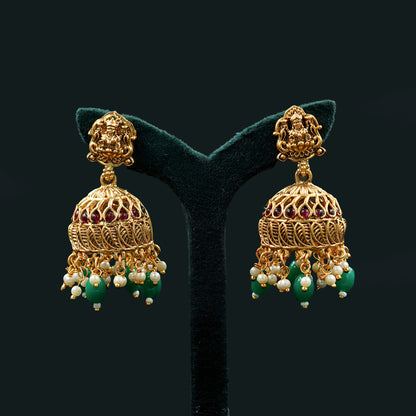 Grand Lakshmi Temple Necklace Set (PD6N)