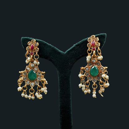 Rajeshwari Antique Lakshmi Necklace Set (PD8N)