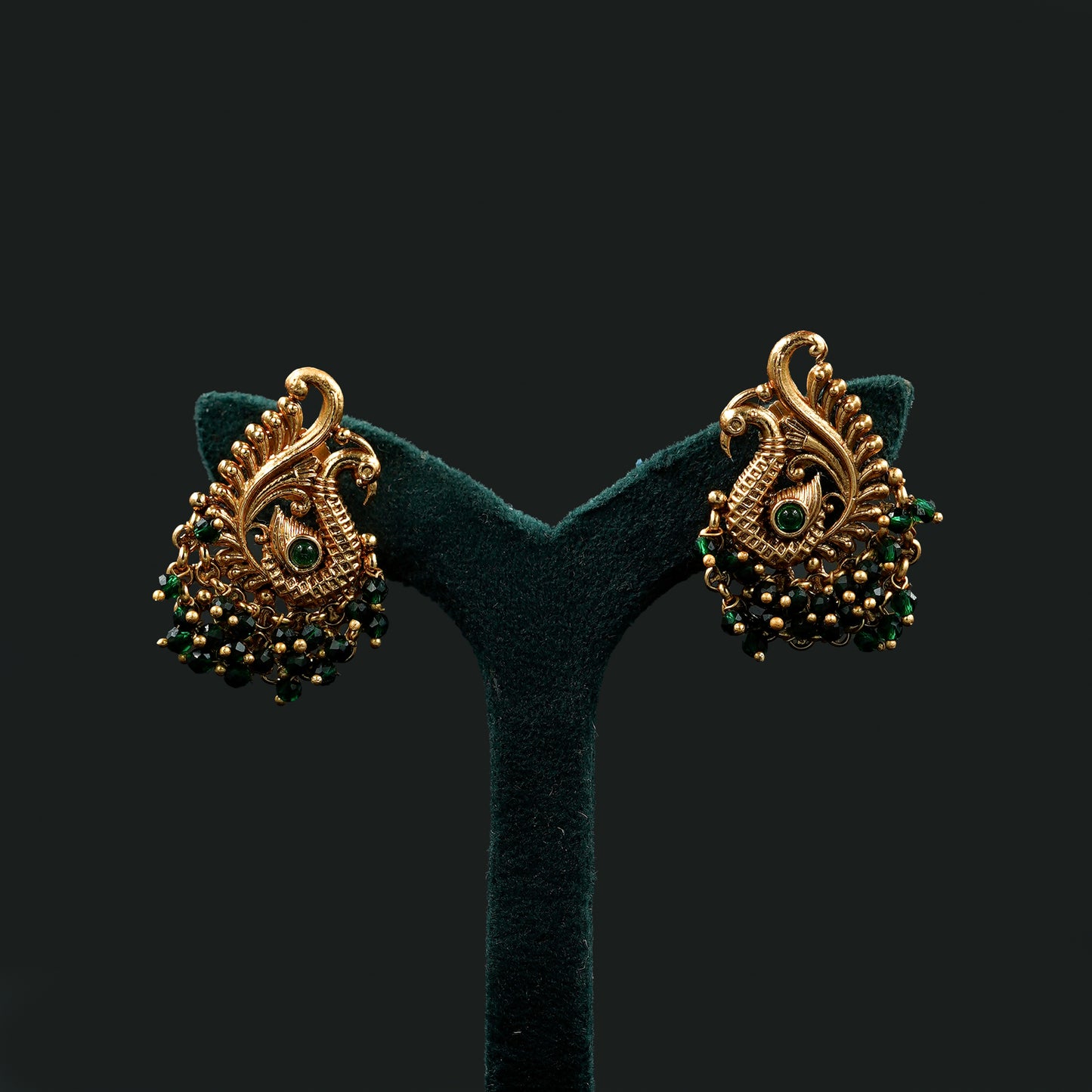 Peacock Design Antique Jewelry Set (PJ4N)