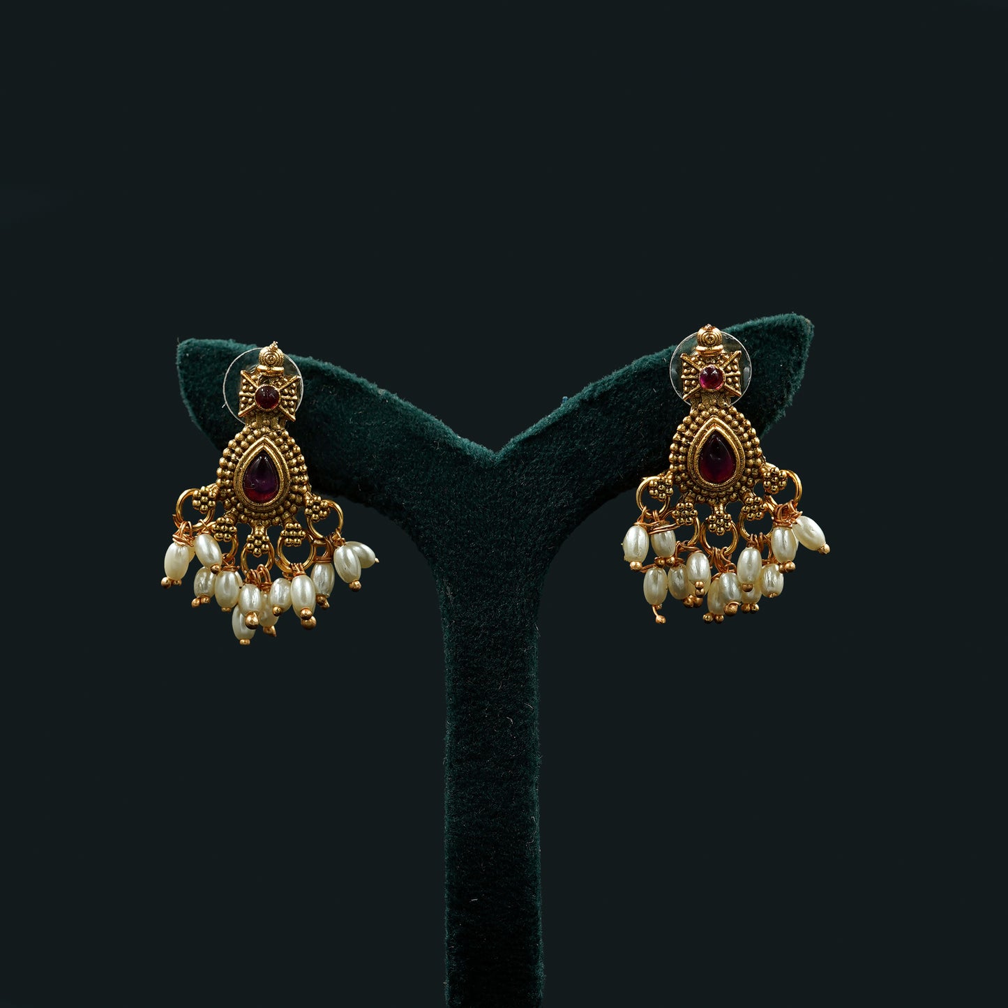 Rajamalli Lakshmi Pearl Choker Set (PJ6N)